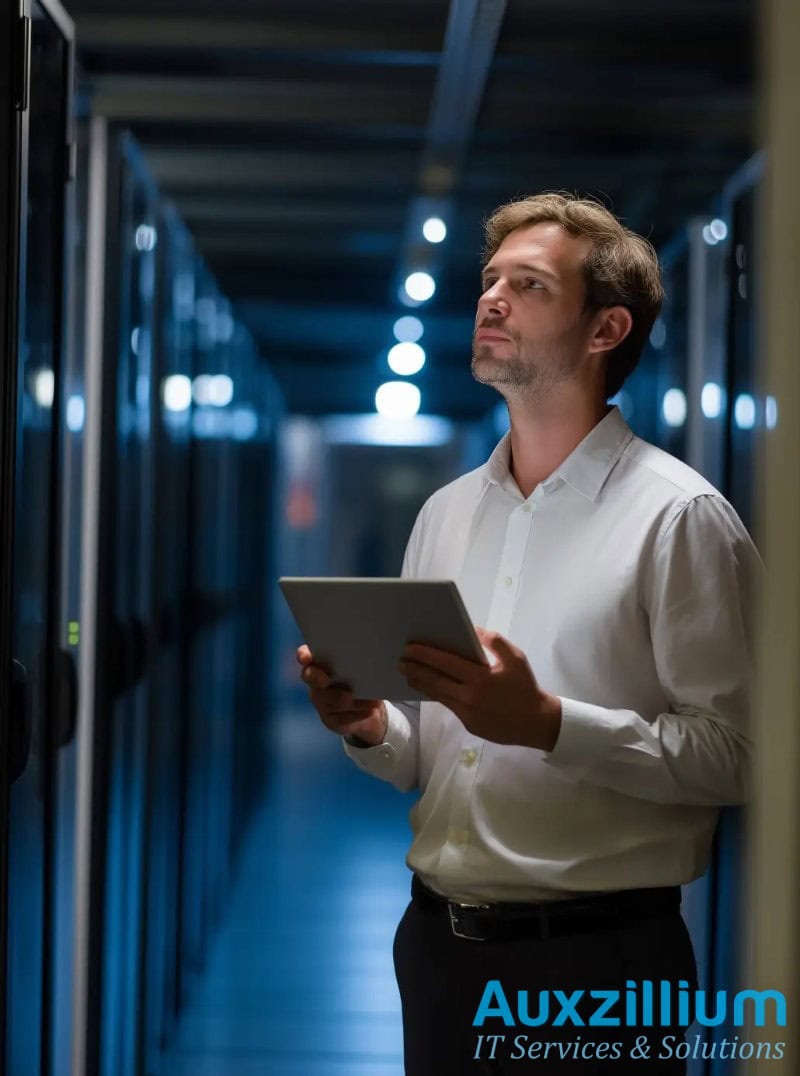 Confident team ensuring Cloud Cybersecurity for protecting critical data and operations in a digital environment.